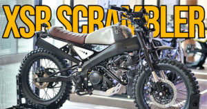 Versão Custom Scrambler da Yamaha XSR155 apresentada na Tailândia thumbnail