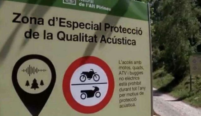 España prohíbe la circulación de motos en el Parque Natural de los Altos Pirineos