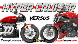 Ducati Diavel V4 versus Triumph Rocket 3 – Duelo de Titãs thumbnail
