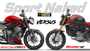 Comparativo Triumph Street Triple 765 RS de ‘23 versus  Ducati Monster SP ‘23 thumbnail